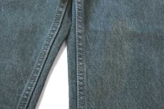 画像8: 90s USA製 Levi'sリーバイス 550 先染め カラーデニムパンツ 緑 W34 L30★19 (8)
