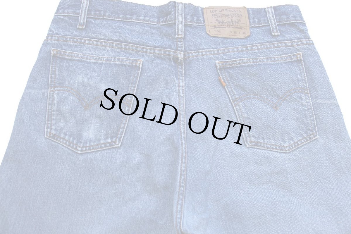 画像5: 90s Levi'sリーバイス 505 デニムパンツ ヒゲ W38 L30★173 (5)