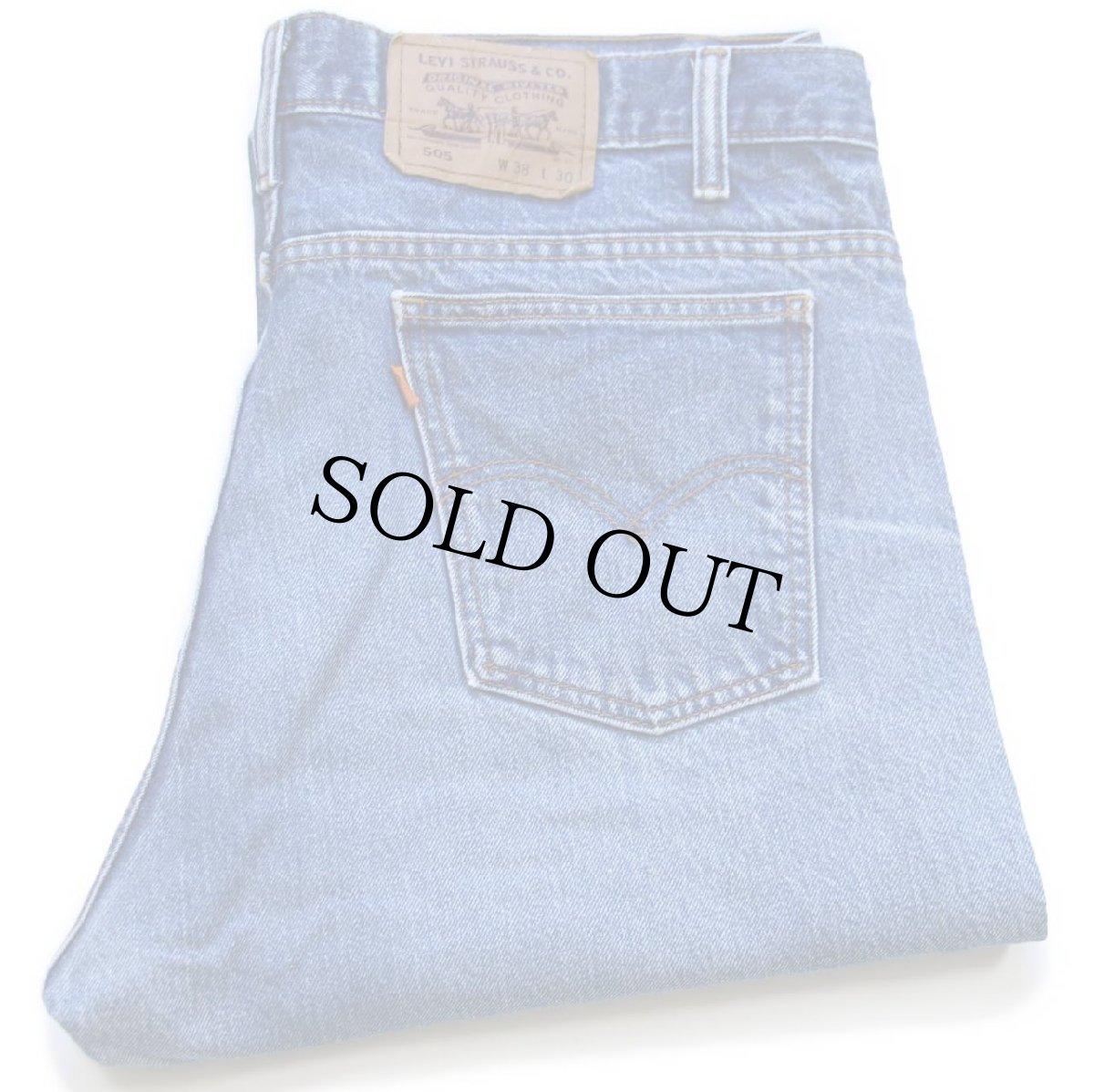 画像2: 90s Levi'sリーバイス 505 デニムパンツ ヒゲ W38 L30★173 (2)