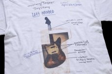 画像4: 00s Kurt Cobain カートコバーン ギター フェンダー 両面フォトプリント コットンTシャツ 白 M★ニルヴァーナ (4)