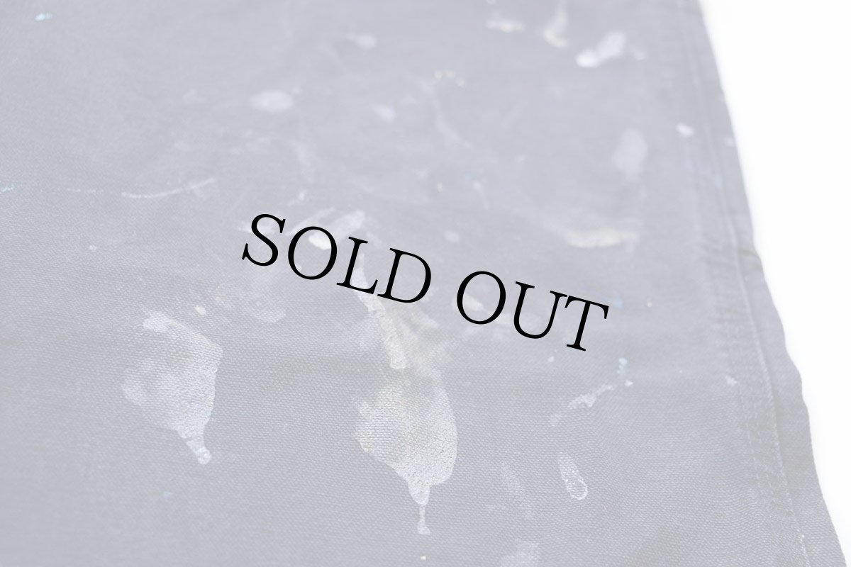 画像8: メキシコ製 carharttカーハート ペンキ飛び ダック地 ペインターパンツ ミッドナイト W30 L32★A (8)