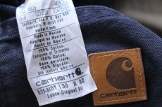 画像6: メキシコ製 carharttカーハート ペンキ飛び ダック地 ペインターパンツ ミッドナイト W30 L32★C (6)