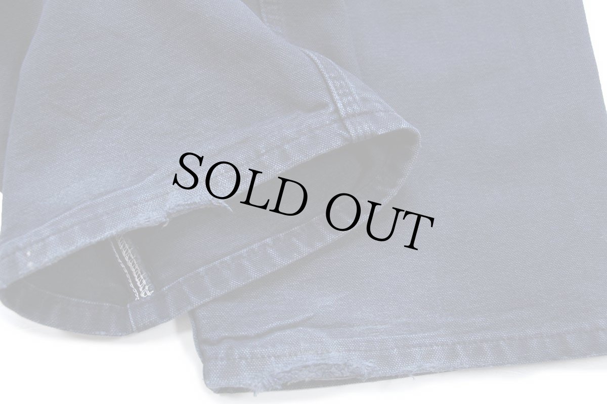 画像8: メキシコ製 carharttカーハート ペンキ飛び ダック地 ペインターパンツ ミッドナイト W34 L30★D (8)