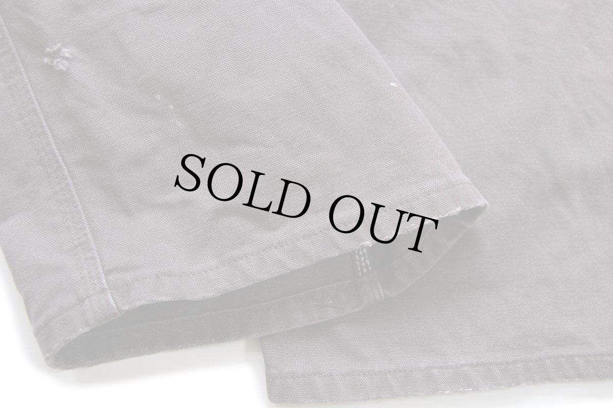 画像8: メキシコ製 carharttカーハート ペンキ飛び ダック地 ペインターパンツ 焦げ茶 W42 L32 (8)