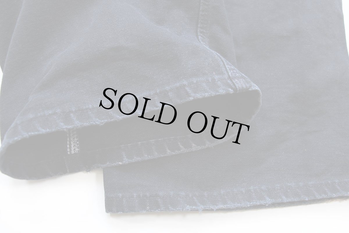 画像8: 00s メキシコ製 carharttカーハート ブリーチ飛び ダック地 ペインターパンツ 黒 W40 L32 (8)