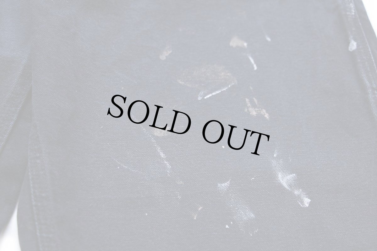 画像7: carharttカーハート ペンキ飛び ダック地 ペインターパンツ 黒 フェード W34 L32 (7)