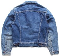 画像2: 60s USA製 LEVI'Sリーバイス 557 ダメージ リペア デニムジャケット★3rd (2)