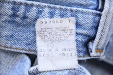 画像7: 90s USA製 Levi'sリーバイス 501 ダメージ デニムパンツ W35 L32★194 (7)
