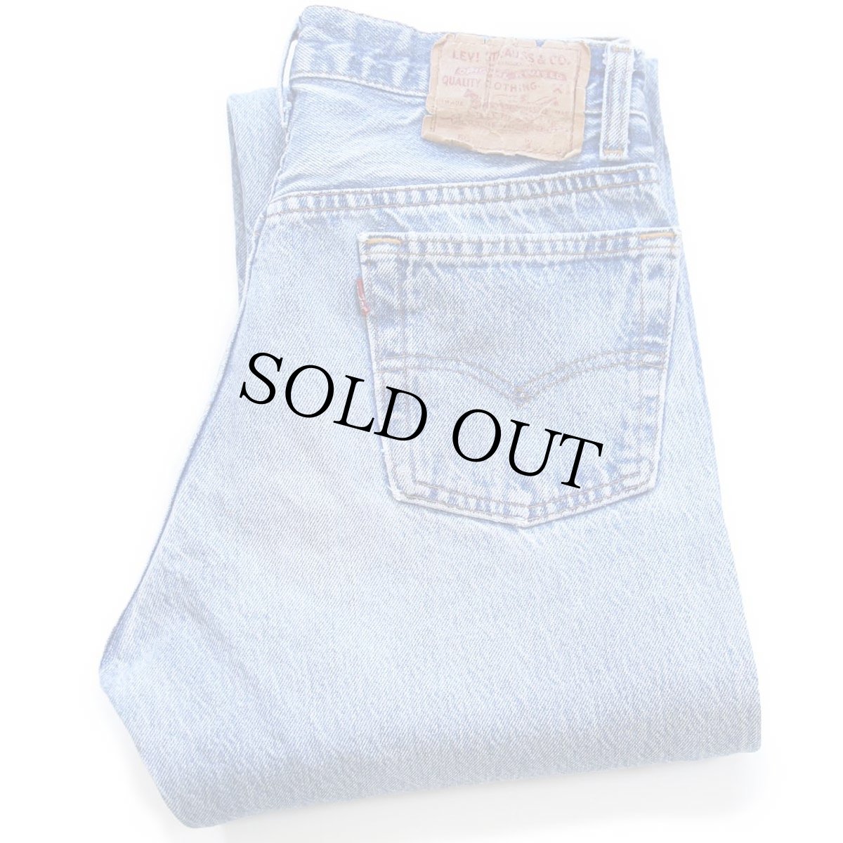 画像1: 80s USA製 Levi'sリーバイス 501 デニムパンツ W30 L36★191 (1)