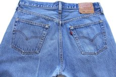 画像5: 00s USA製 Levi'sリーバイス 501 ダメージ デニムパンツ W34 L30★202 (5)
