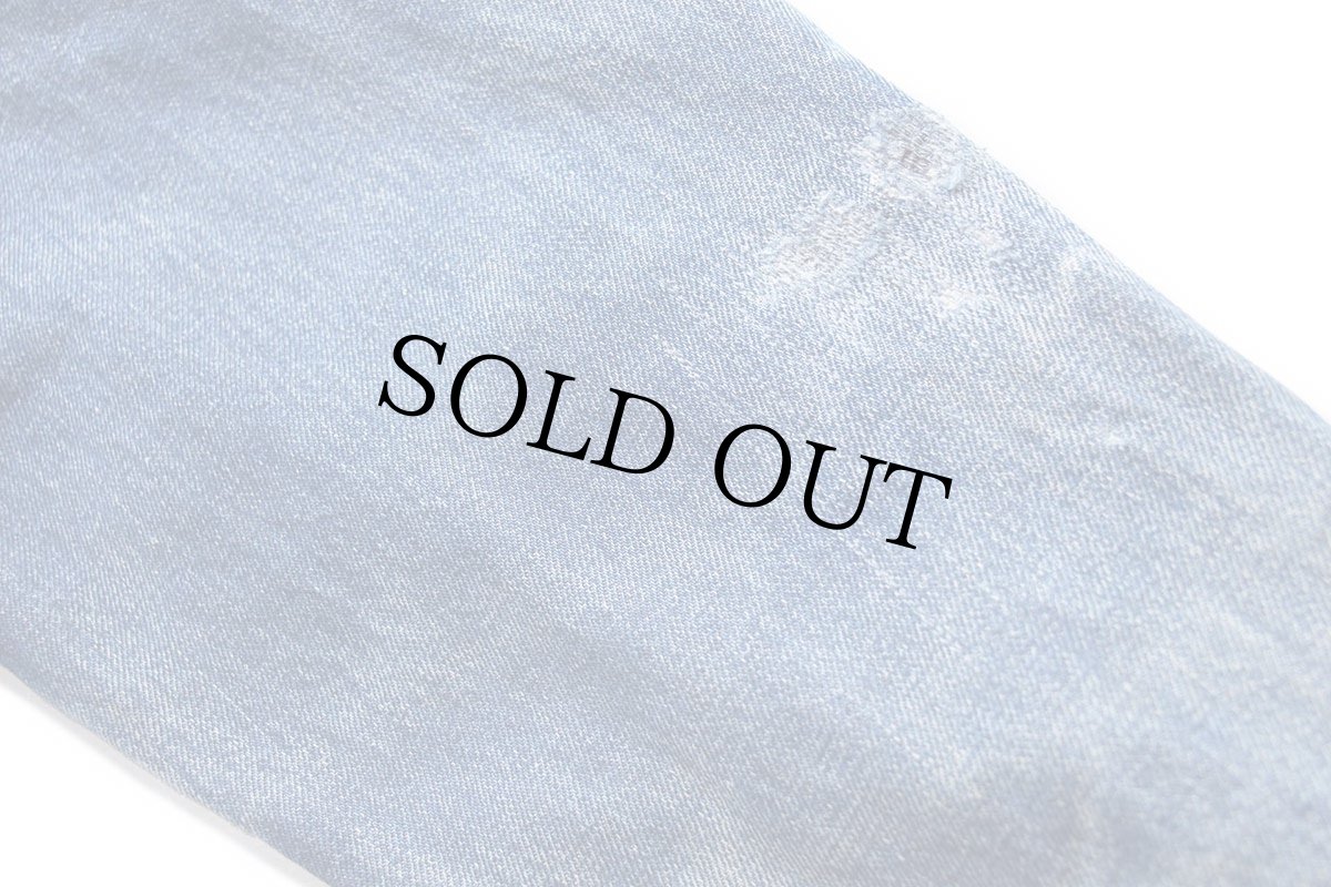 画像9: 60s USA製 LEVI'Sリーバイス 557 ダメージ リペア デニムジャケット★3rd (9)