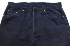 画像4: 90s トルコ製 Levi'sリーバイス 615 ブラック デニムパンツ W34★ユーロ (4)