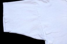 画像7: 80s USA製 L.L.Bean × Championチャンピオン 無地 目無し バインダーネック コットンTシャツ 白 L (7)