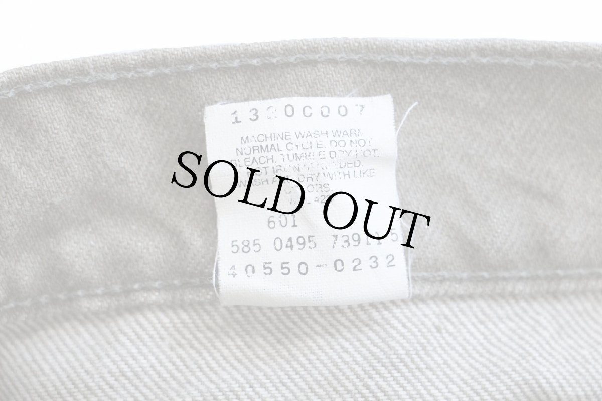 画像7: 90s USA製 Levi'sリーバイス 550 先染め カラーデニムパンツ オリーブ W32 L34★14 (7)