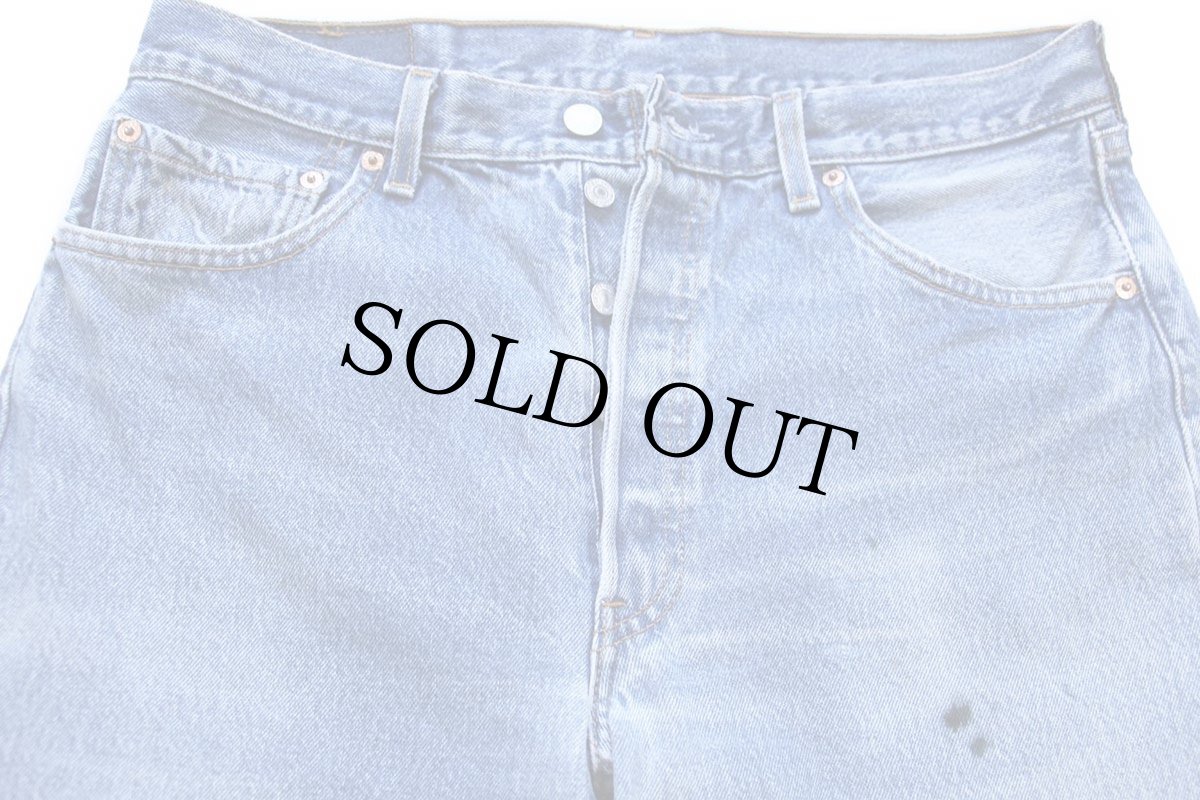 画像4: 00s USA製 Levi'sリーバイス 501 ダメージ デニムパンツ W34 L30★202 (4)