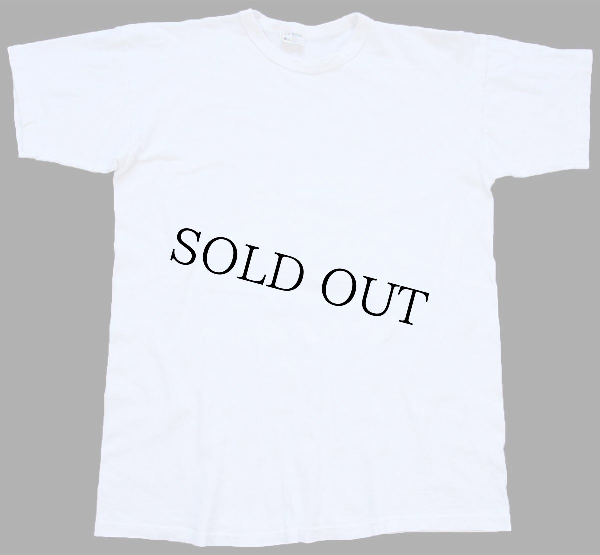 画像2: 80s USA製 L.L.Bean × Championチャンピオン 無地 目無し バインダーネック コットンTシャツ 白 L (2)