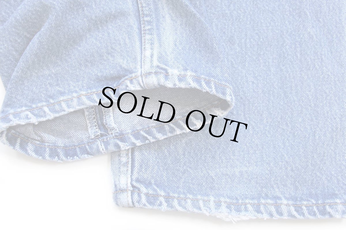 画像9: 00s USA製 Levi'sリーバイス 501 ダメージ デニムパンツ W34 L30★202 (9)