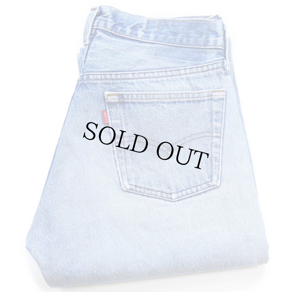 画像2: 80s USA製 Levi'sリーバイス 501 デニムパンツ ヒゲ W31 L31★193 (2)