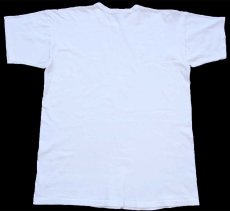 画像3: 80s USA製 L.L.Bean × Championチャンピオン 無地 目無し バインダーネック コットンTシャツ 白 L (3)