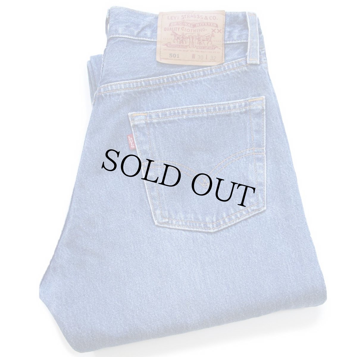 画像1: 90s USA製 Levi'sリーバイス 501 デニムパンツ W30★192 (1)