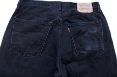 画像5: 90s トルコ製 Levi'sリーバイス 615 ブラック デニムパンツ W34★ユーロ (5)