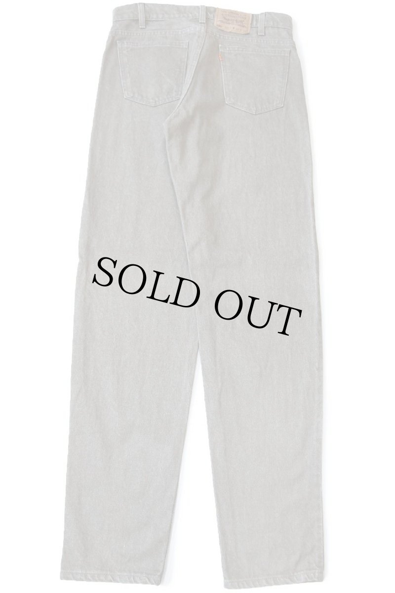 画像3: 90s USA製 Levi'sリーバイス 550 先染め カラーデニムパンツ オリーブ W32 L34★14 (3)