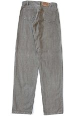 画像3: 90s USA製 Levi'sリーバイス 550 先染め カラーデニムパンツ オリーブ W32 L34★14 (3)