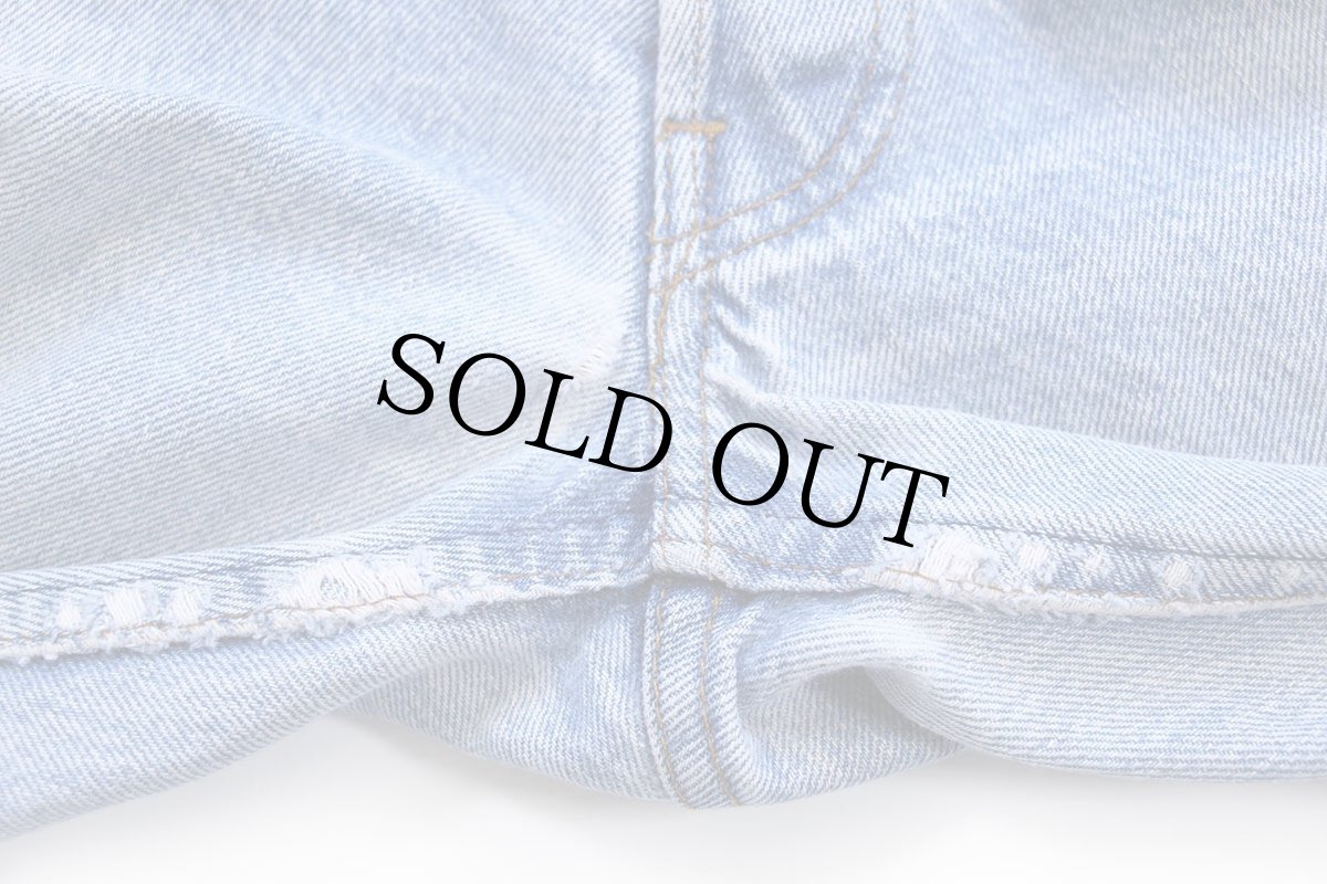 画像7: 80s USA製 Levi'sリーバイス 501 デニムパンツ ヒゲ W31 L31★193 (7)