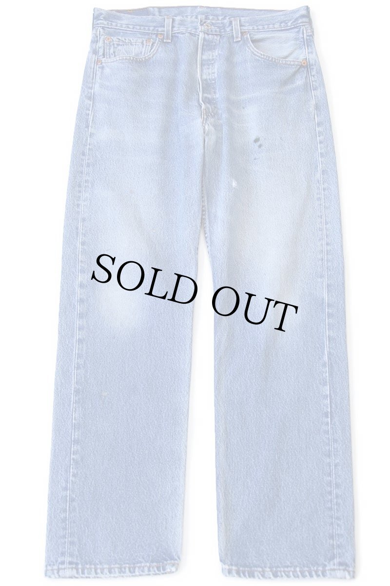 画像2: 00s USA製 Levi'sリーバイス 501 ダメージ デニムパンツ W34 L30★202 (2)