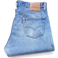画像1: 90s USA製 Levi'sリーバイス 501 ペンキ飛び＆ダメージ デニムパンツ W38★200 (1)