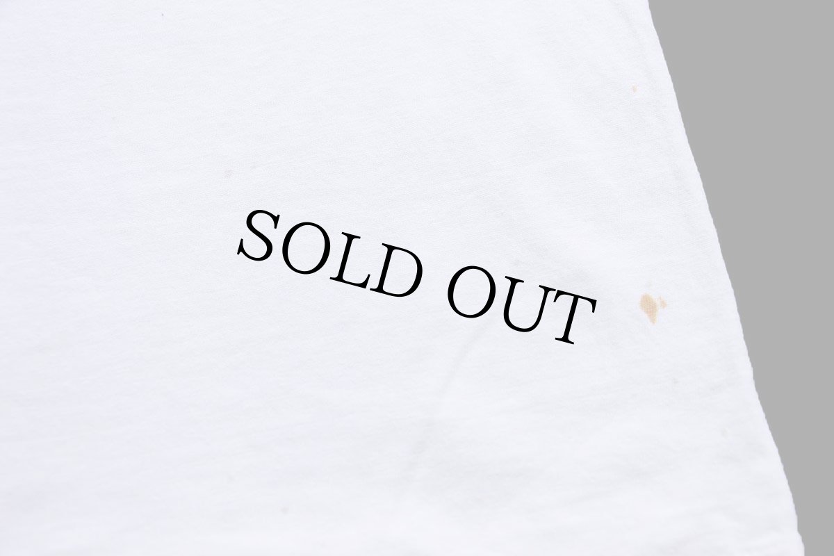 画像7: 90s USA製 Hanes Calvin and Hobbes カルビン ホッブス 両面プリント コットンTシャツ ボロ 白 XL (7)