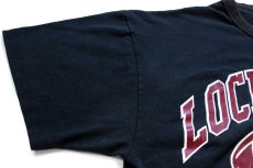 画像6: 00s USA製 RUSSELLラッセル LOCK HAVEN UNIVERSITY FOOTBALL アメフト Tシャツ 黒 L (6)
