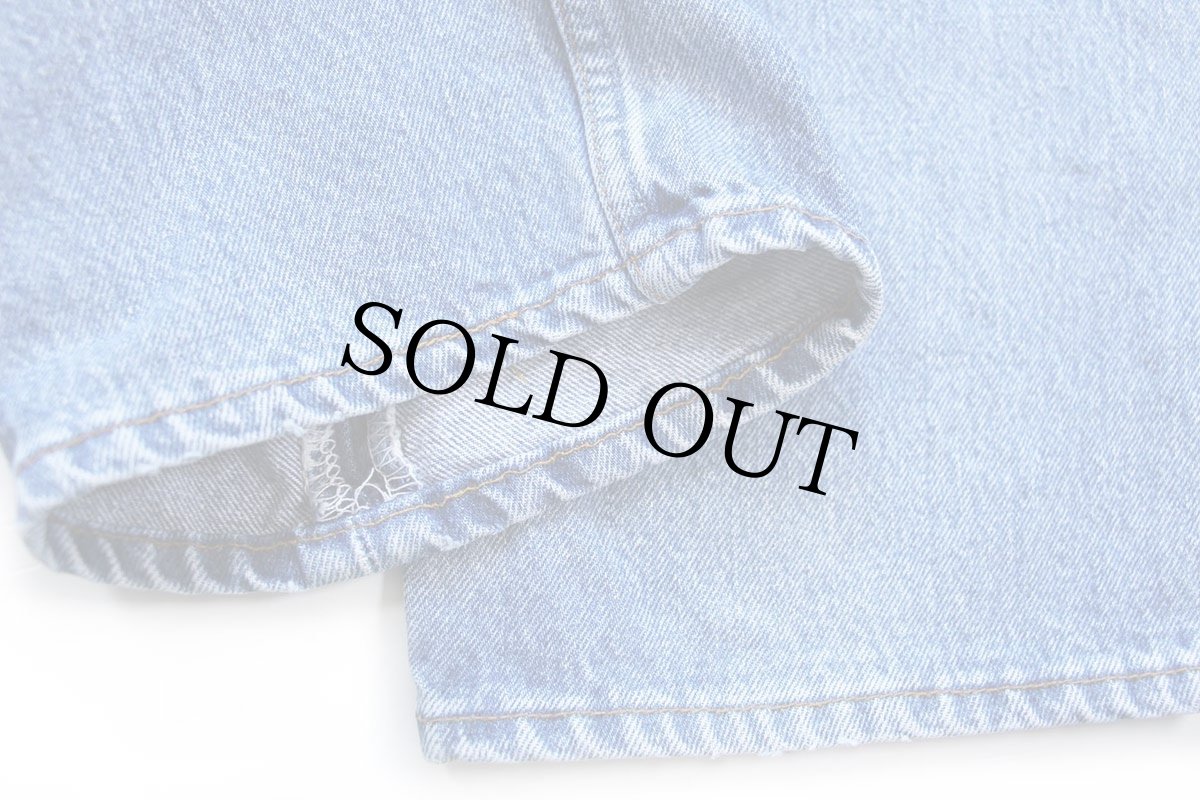 画像9: 90s USA製 Levi'sリーバイス 501 ペンキ飛び＆ダメージ デニムパンツ W38★200 (9)