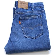 画像1: 80s USA製 Levi'sリーバイス 919 デニムパンツ W32 L27 HUSKY (1)