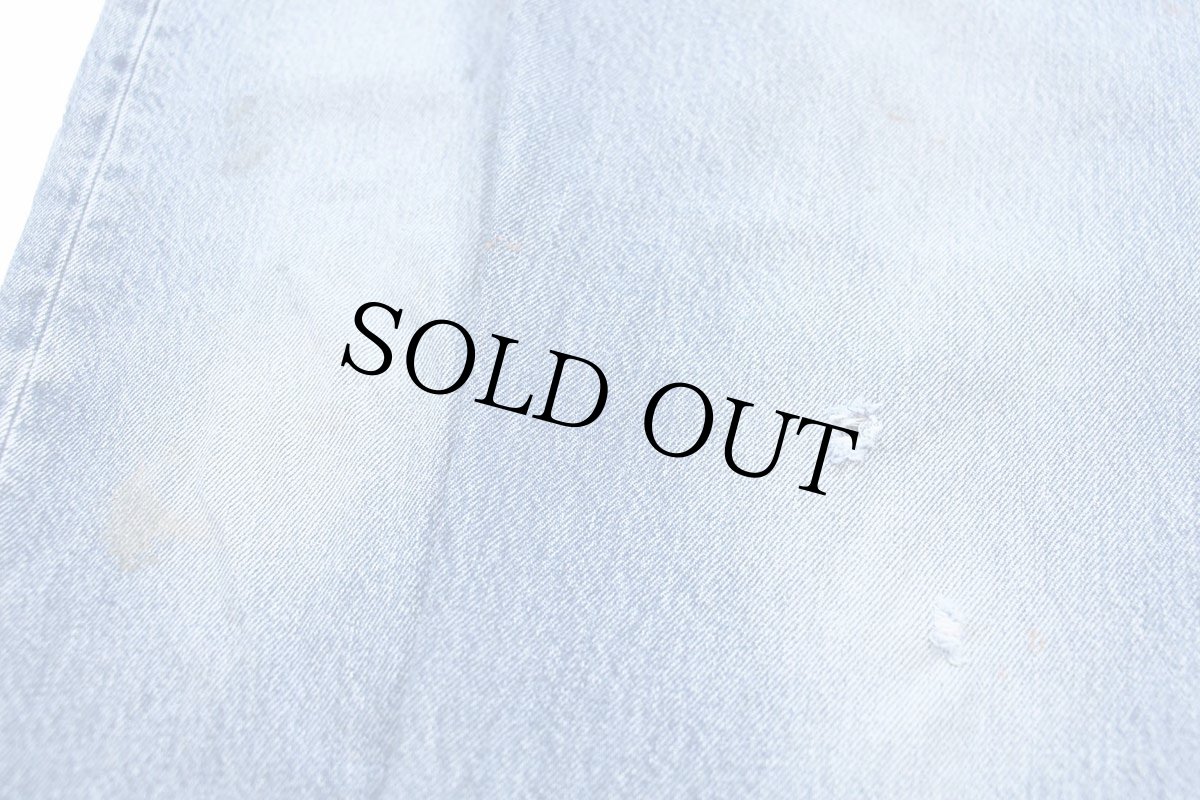 画像8: 90s USA製 Levi'sリーバイス 501 ペンキ飛び＆ダメージ デニムパンツ W38★200 (8)