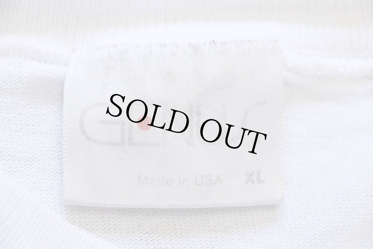 画像6: 90s USA製 ミッキー マウス パッチ&バックプリント コットンTシャツ 白 XL (6)