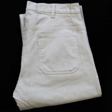 画像1: 80s Levi'sリーバイス STA-PRESTスタプレ パンツ カスタム ベージュ W33★ユーロ (1)