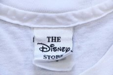 画像4: 90s USA製 DISNEYディズニー ミッキー マウス アメフト アート ダメージ コットンTシャツ 白★特大 (4)