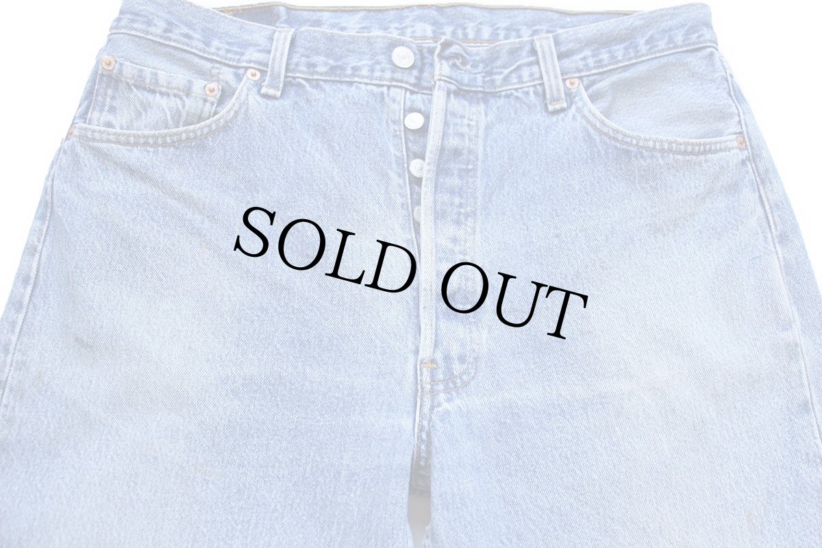 画像4: 90s USA製 Levi'sリーバイス 501 ペンキ飛び＆ダメージ デニムパンツ W38★200 (4)