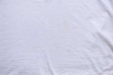画像6: 90s USA製 Hanes Calvin and Hobbes カルビン ホッブス 両面プリント コットンTシャツ ボロ 白 XL (6)