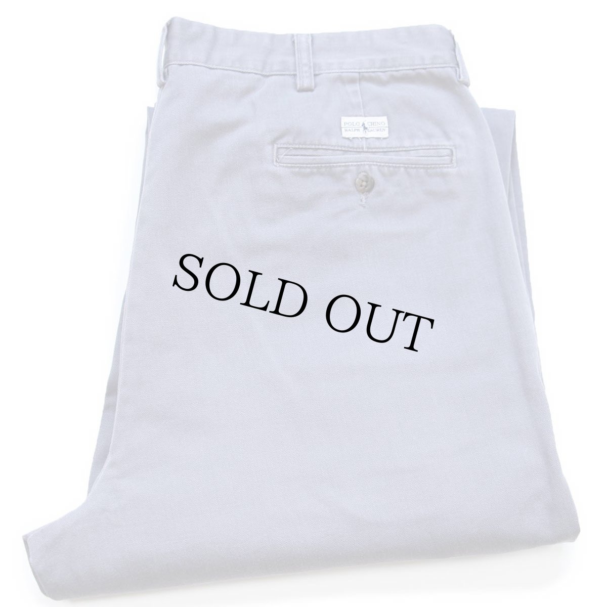 画像1: 90s メキシコ製 ポロ ラルフローレン HAMMOND PANT ツータック コットン チノパン グレー W36 L32★328 (1)