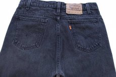 画像5: 90s Levi'sリーバイス 505 ブラック デニムパンツ W33 L36 (5)