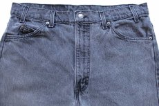 画像4: 90s USA製 Levi'sリーバイス 505 ブラック デニムパンツ フェード W36 L34 (4)