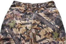 画像4: 90s USA製 JERZEES Outdoors MOSSY OAK FOREST FLOOR リアルツリーカモ カーゴパンツ M (4)