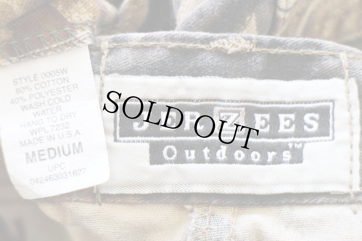 画像6: 90s USA製 JERZEES Outdoors MOSSY OAK FOREST FLOOR リアルツリーカモ カーゴパンツ M (6)