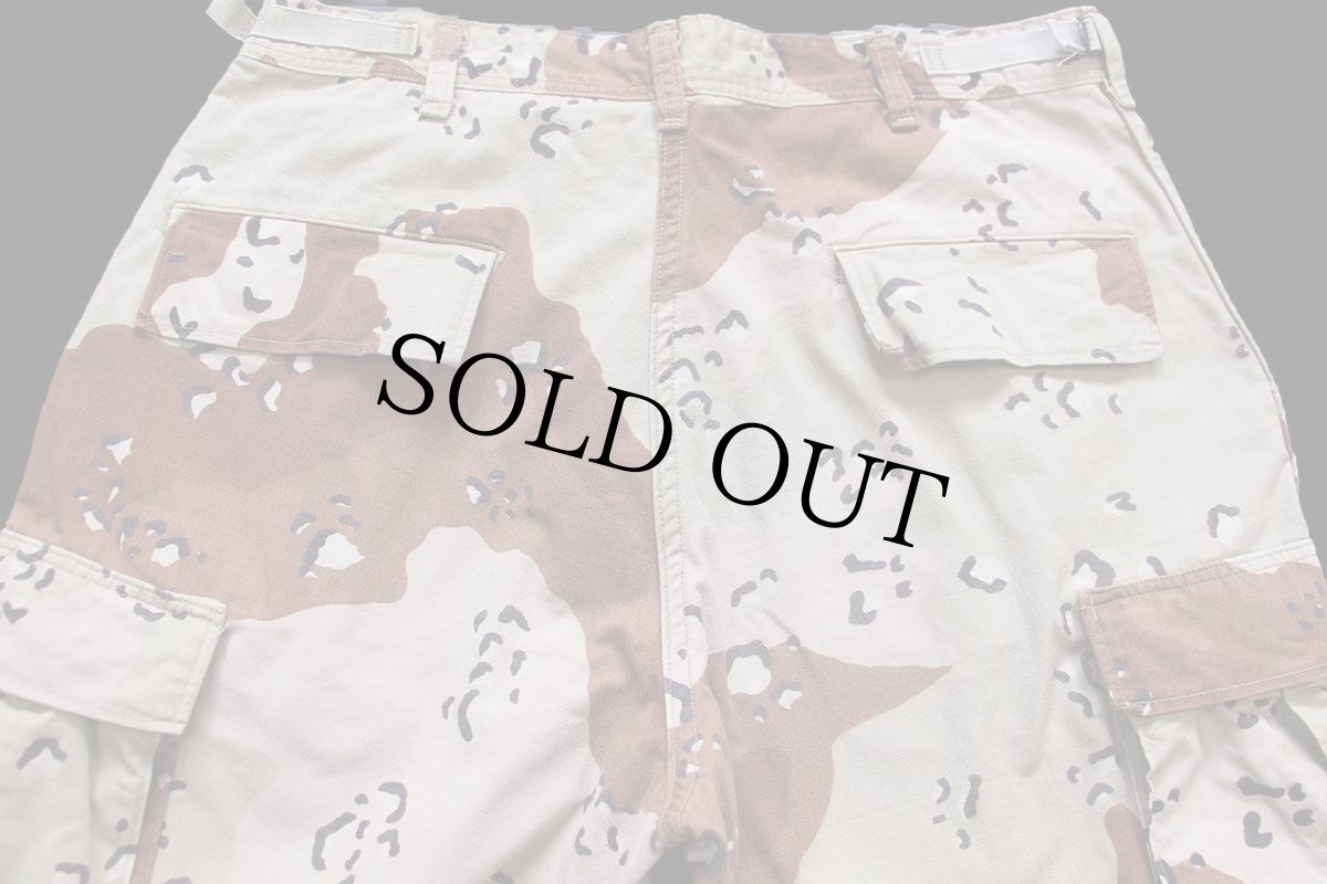 画像5: 90s 米軍 U.S.ARMY チョコチップ デザートカモ BDU カーゴパンツ M-R★WRANGLERラングラー (5)