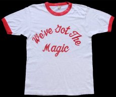 画像2: 80s USA製 We've Got The Magic リンガーTシャツ 白×赤 (2)