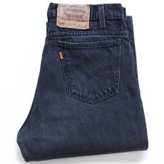 画像1: 90s Levi'sリーバイス 505 ブラック デニムパンツ W33 L36 (1)