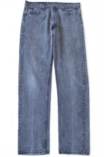 画像2: 90s USA製 Levi'sリーバイス 505 ブラック デニムパンツ フェード W36 L34 (2)