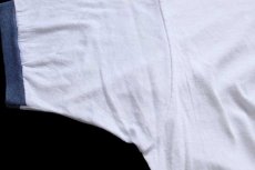 画像6: 80s USA製 Washington Sailing Marina ヨット リンガーTシャツ 白×紺 XL (6)